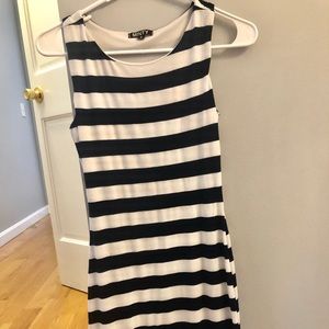 Midi dress striped